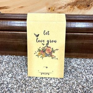 140 Seed Wedding Favor Envelopes
